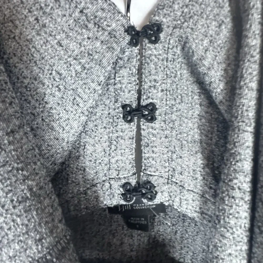 J. Jill NWOT Wearever Collection Blazer Cardigan S Black/White Preppy Office